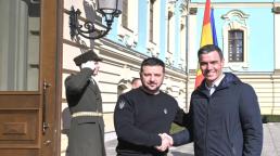 Pedro Sánchez se reúne con Zelensky en Ucrania