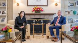 La presidenta Tsai Ing-wen se reunió con el presidente de la Cámara de Representantes de Estados Unidos