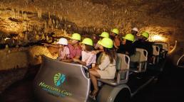 La aventura de medio día en Harrison's Cave es imperdible para el viajero