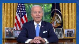 ‘We averted an economic crisis and economic collapse,’ says president Biden