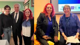 Patricia Pérez y Judy Meana se reunieron en la sede de la OEA con Luis Almagro y Michelle Bachelet, entre otras personalidades.