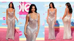 Dua Lipa acelera el pulso de los asistentes al estreno de Barbie con un vestido transparente