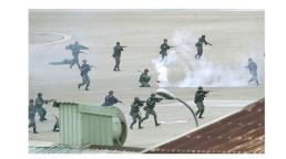 Taiwán realiza ejercicios militares de defensa en el aeropuerto de Taipei