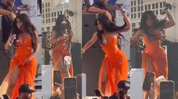 Cardi B Throws Microphone at Fan in Las Vegas After Being Splashed with a Beverage Onstage
