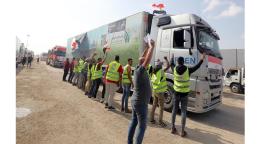 Gaza receives largest aid shipment so far as deaths top 8,000 and Israel widens military offensive