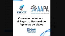 FAEVYT y AAPA firman convenio para impulsar el Registro Nacional de Agencias de Viajes
