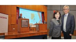 Kwo-Wei Kung lectured at UCEMA on the challenges Taiwan faces in response to China’s penetration strategy