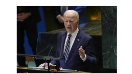 Biden in farewell U.N. address says peace still possible in conflicts in Mideast and Ukraine