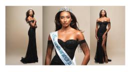 Discover Saint-Martin felicitó a Sasha Bique por su participación en Miss France 2024
