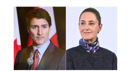 México y Canadá anuncian un frente común contra aranceles de Trump