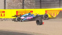 Doohan destroza su Alpine en un colosal accidente durante las prácticas del GP de Japón