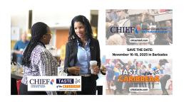 CHTA anuncia el regreso de CHIEF y Taste of the Caribbean en Barbados