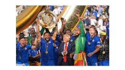 Chelsea thrash PSG and lift Club World Cup as Trump and Infantino preside over ceremony