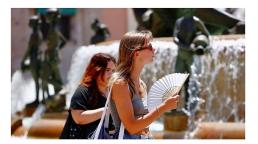 España soporta una ola de calor histórica y sin precedentes en agosto