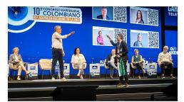 Precandidatos presidenciales de Colombia endurecen su discurso en tenso debate durante un Congreso Empresarial de Cartagena