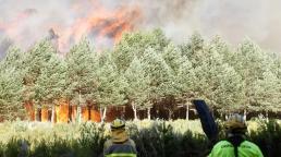 España Los incendios forestales desatan confrontación política