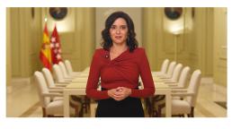 Díaz Ayuso anuncia la Medalla Internacional de la Comunidad de Madrid a EE.UU. en el 250º aniversario de su independencia.