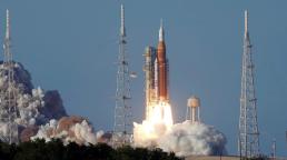 NASA launches historic human mission around the moon.