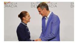 Sheinbaum dice que nunca hubo una crisis diplomática entre México y España por el tema de los abusos de la conquista.