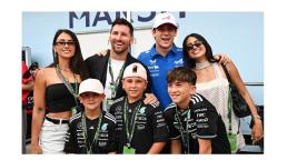 Messi revolucionó el GP de Miami y acompañó a Franco Colapinto en una jornada histórica para el automovilismo argentino.