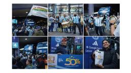 Plusmar celebra 50 años con la pasión del Mundial y premios sorpresa a bordo de los micros de la Selección Argentina.