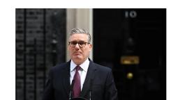Keir Starmer anuncia su renuncia como primer ministro del Reino Unido.