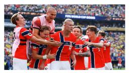 Noruega dio la sorpresa y eliminó a Brasil del Mundial.