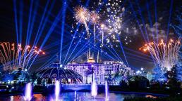Universal Epic Universe estrena "Universal Celestial Goodnight", un espectáculo nocturno para cerrar cada jornada.