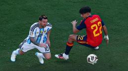 Argentina peleó hasta el último minuto,  pero cayó 1-0 ante España en la definición del Mundial 2026.
