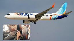 Alerta de secuestro en un vuelo de Flydubai a Tel Aviv: un piloto fue apuñalado y el avión aterrizó de emergencia en Arabia Saudita.