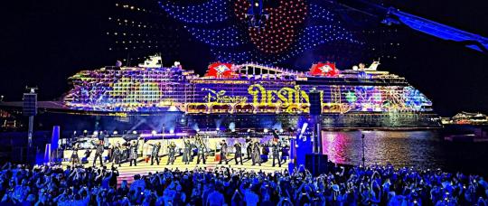 Fort Lauderdale da la bienvenida al Disney Destiny, el nuevo crucero de Disney Cruise Line con base en Port Everglades