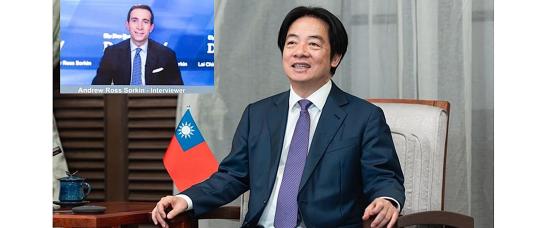 Lai Ching-te Highlights Taiwan’s Strength and Commitment to Peace in an Interview with The New York Times.
