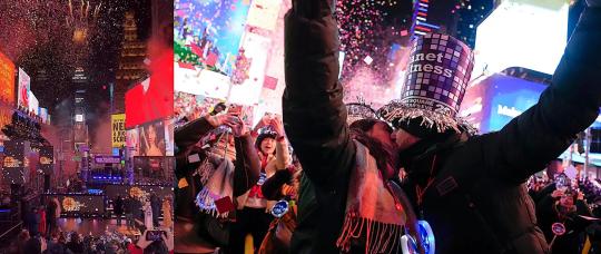 New York Welcomes 2026 with the Iconic Times Square Ball Drop as the World Ushers in a New Year.