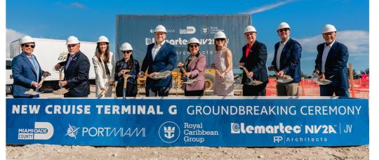 Royal Caribbean Begins Construction of New Cruise Terminal at PortMiami.