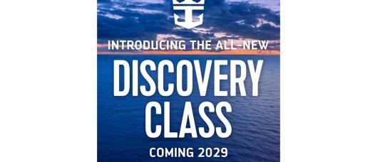 Royal Caribbean unveils Discovery Class, a new ship class set to debut in 2029.
