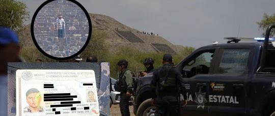 Masacre en Teotihuacán un tirador abre fuego en la Pirámide de la Luna.