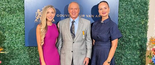 Ewald Biemans es nombrado Caballero de la Orden de Orange-Nassau por el Reino de los Países Bajos.