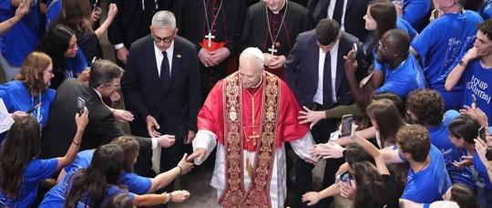El Papa León XIV inicia en catalán su histórica visita a Barcelona.