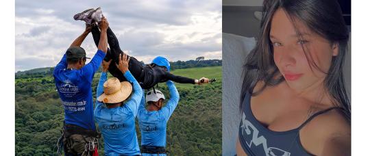 Tragedia en Brasil: una joven de 21 años murió tras ser lanzada sin cuerda en un salto de bungee jumping.