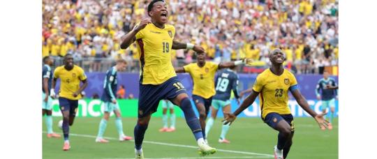 Ecuador derrota a Alemania y avanza a los dieciseisavos de final del Mundial 2026.