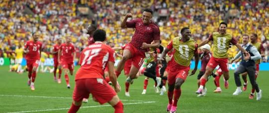 Suiza acierta en los penales y deja a Colombia sin Mundial.