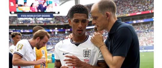 Tensión interna en Inglaterra por el cruce entre el DT Thomas Tuchel y Jude Bellingham.