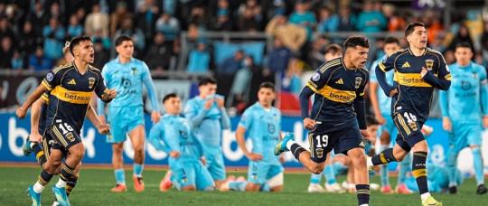Boca al límite: perdió 1-0 con O’Higgins, pero avanzó por penales a octavos en la Sudamericana.