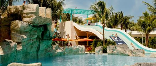 Norwegian Cruise Line Unveils First Look at Great Tides Waterpark Ahead of September Grand Opening.