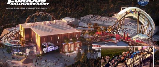 Universal Studios Hollywood inaugura oficialmente Fast &amp; Furious Hollywood Drift em 16 de setembro.