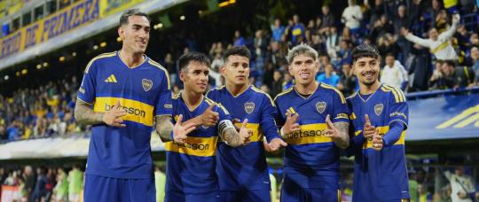 Boca goleó 3-0 a Unión en la Bombonera y estiró a 16 partidos su racha sin perder.