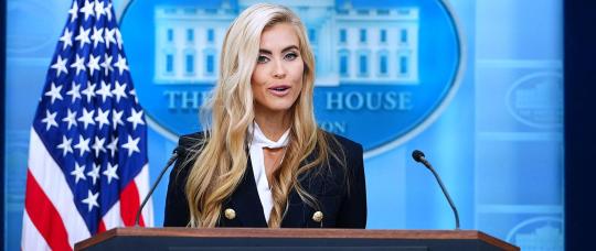 Katie Zacharia’s White House Debut Highlights Challenges of Trump’s Press Secretary Role.