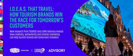 TOURISE and LIONS Advisory highlight creativity as a driver of tourism destination growth.